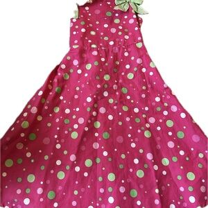 Jessica Ann Fuchsia and Lime Dress